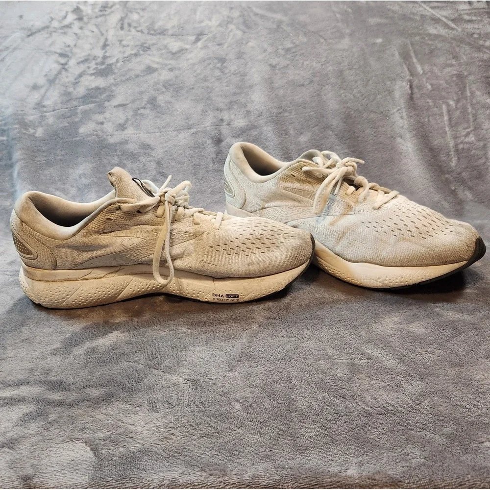 Brooks Shoes Mens 12 Grey Ghost 16 Sneaker Athleisure Running 1104181D164‎